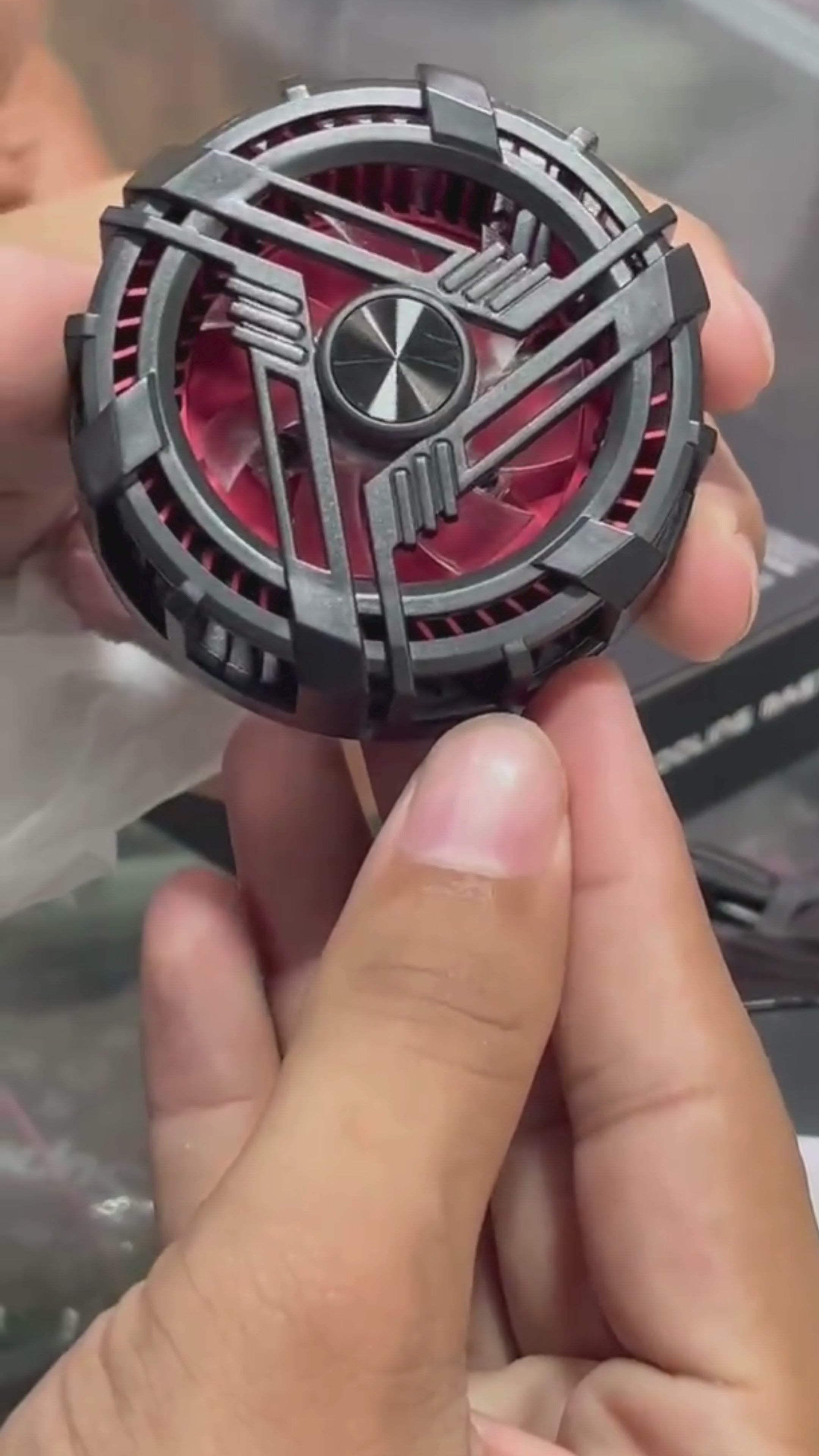 RGB Magnetic Phone Cooler – Fast Cooling Fan for Gaming & Heavy Use